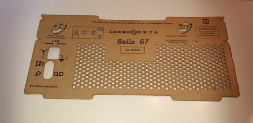 Rückwand aus loewe opta - aus,