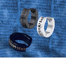 Runen Ohrringe Creolen Freya