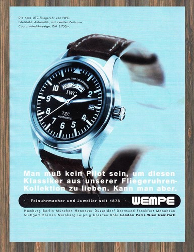 Iwc fliegeruhr wempe - iwc,
