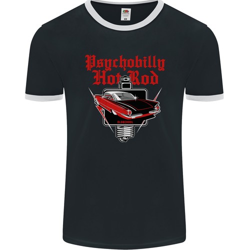 Psychobilly hot rod dragster - hot,