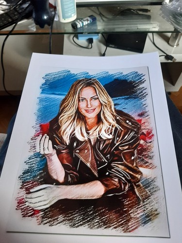 Helene fischer zeichnung als - fischer,