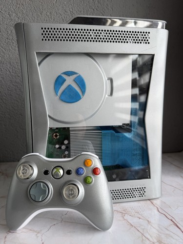 Xbox 360 metallic silver elite - metallic,