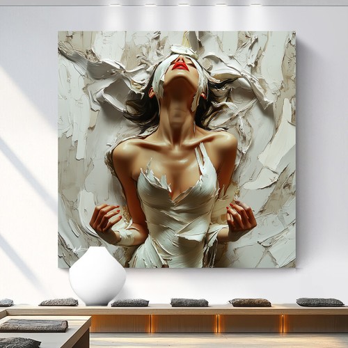 Leinwand bild frau erotik - leinwand,