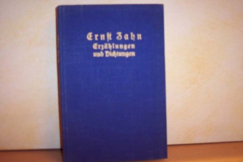 Ernst zahn erzählungen - ernst, :