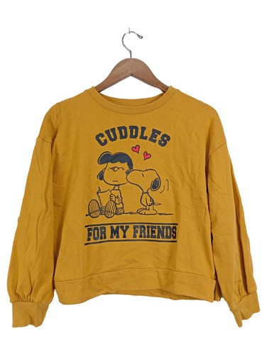 Peanuts kinder sweatshirt gelb - kinder,