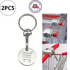 2 Pcs Stainless Steel Shopping