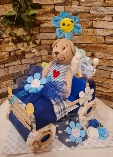 Windeltorte windelauto mit - windeltorte,