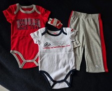 Baby PUMA Set Rot/Grau 2 Bodys