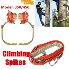 Forst Steigeisen Tree Climbing Spikes Baumsteigeisen Baumklettern Werkzeug Set
