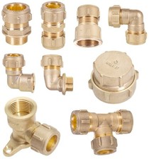 Klemmringverbinder CONEX IBP Klemmringverschraubung Kupferrohr 15 18 22 28 DVGW