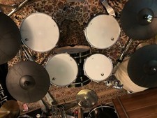 E-Schlagzeug/DrumSet Gewa G9 PRO C6 Carbon Finish, fast neu! 20 Spielstunden 