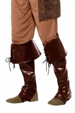 Kunstleder Stiefelstulpen mit Schnallen - Effektvolles Zubehör für alle