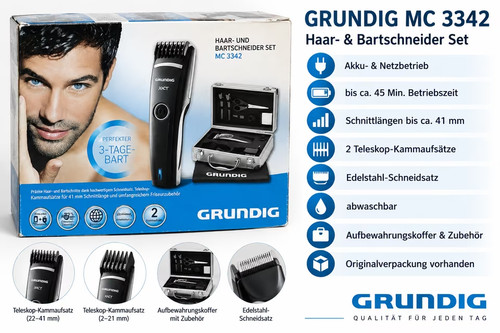 Grundig 3342 xact haar - mc, haar-