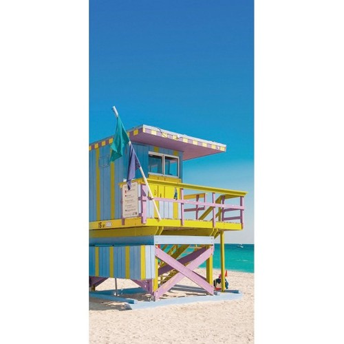 Textilposter palm beach strand - palm,