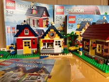 LEGO® Creator Konvolut Häuser 31035 31009 5766 Blockhaus Strandhaus Surfer + OVP