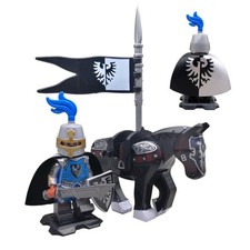 Falkenritter Hauptmann Reiterei veredelte LEGO® Figur von Custom Brick Design