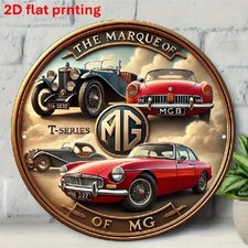 Blechschild rund MG T-Seriens