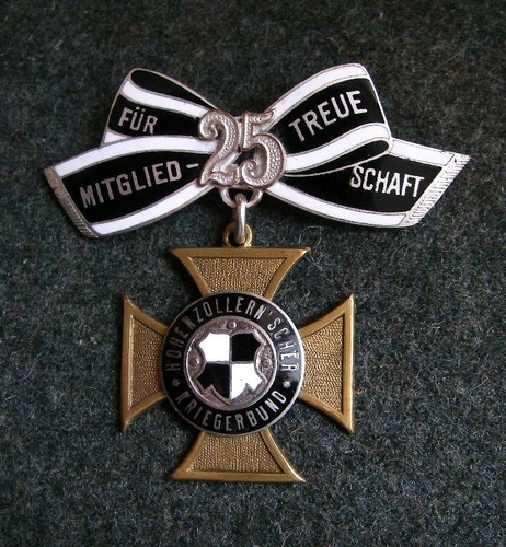 Hohenzollern scher kriegerbund - hohenzollern`scher,