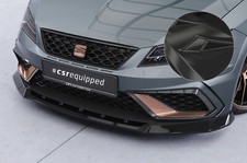 Cup Spoiler Lippe Front Carbon Look für Seat Leon 3 (Typ 5F) Cupra R CSL885-C