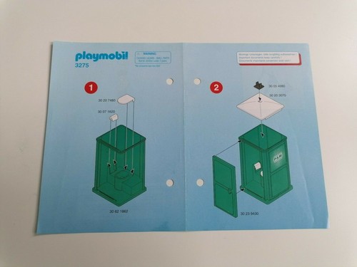 Playmobil 3275 nur bauplan - playmobil,