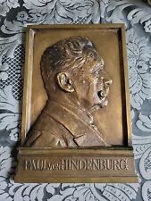Max Bezner (1883-1953) - Paul von Hindenburg - Bronzeguss von  1925