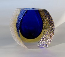 Murano glasvase geometrische - murano,