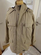 AIGLE warme Outdoorjacke m.Kapuze, khaki-beige,Fleece-Futter,Gr.M 42/44,Sehr gut