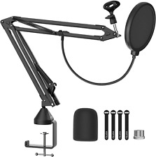 Mikrofonständer Mikrofon verstellbar Clip Klemme Arm Ausleger für Blue Yeti & andere Mikrofone