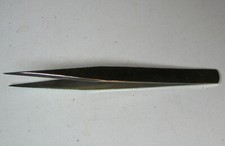 Pinzette gerade m.Spitze 125mm rostfrei Modellbau Basteln Briefmarken Uhrmacher