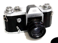 RAR+++ Anfang 1952 Zeiss Ikon Contax D Biotar T rot 58mm f/1:2 17 Klingen schwarz