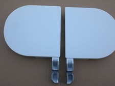 Rolladenlagerschalen HEROAL 1 Paar 137mm  WEIß Rollladenkasten ( Vorbaurollladen