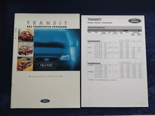 FORD Transit Transporter Prospekt 08.1998 + Preisliste