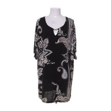 Lascana, Kleid, Größe: 48/50, Schwarz/Mehrfarbig, Viskose, Paisley, Damen #v9v