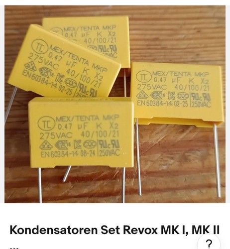Kondensatoren revox mk - kondensatoren,