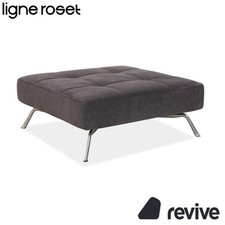 ligne roset Smala Stoff Hocker Grau