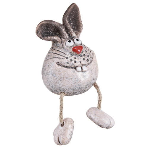 Keramik osterhase kantenhocker - osterhase,