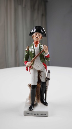 Porzellan figur soldat - porzellan,