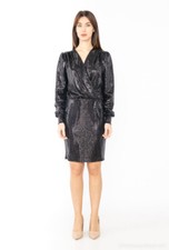 Damen Pailletten Bodycon Kleid