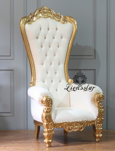 King chair weiss gold - weiss,