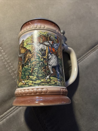 Bierkrug zinndeckel - bierkrug,