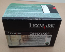 Toner Lexmark C544X1KG Black Schwarz * Karton mehrere Gebrauchsspuren *
