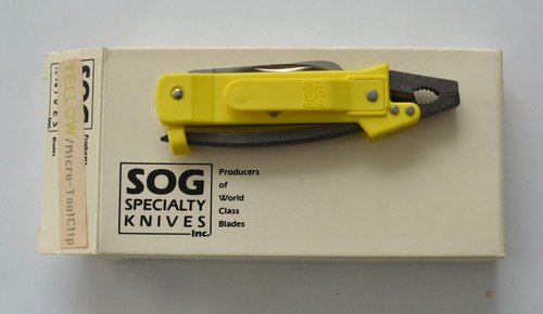 Sog micro toolclip yellow - yellow, seki