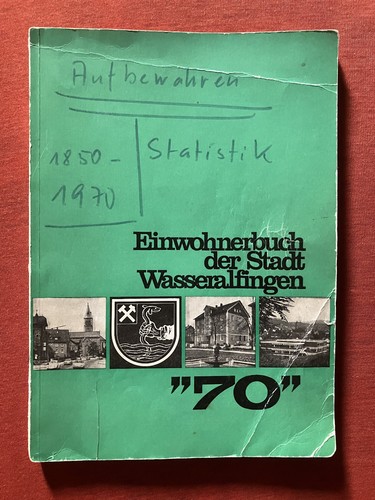 Altes einwohnerbuch der stadt - der,