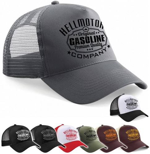 Gasoline trucker mesh cap - trucker,