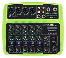 B-WARE DJ PA 6-Kanal Mini Mixer Mischpult USB Bluetooth Kopfhörer Interface