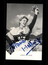 Maria Hellwig Autogrammkarte Original Signiert ## BC 204181