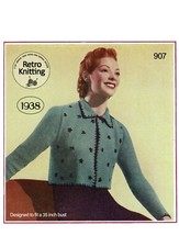 30er Jahre Easy Bolero Vintage Strickmuster Kopie
