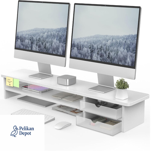 Dual monitorständer acryl - dual,