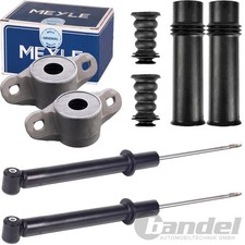 2x STOSSDÄMPFER HINTERACHSE+MEYLE DOMLAGER passend für PEUGEOT 307 BREAK CC SW
