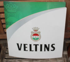 Emaileschild Veltins 39,5 x 40 cm  Bier ,Brauerei ,Werbung,